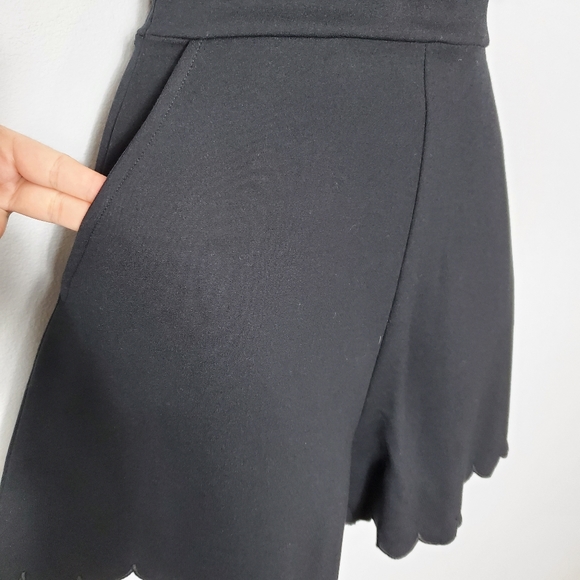 French Connection Beau Scallop-Trim Romper - US 4 - Picture 10 of 11